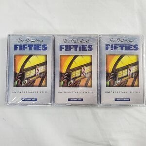 The Fabulous Fifties Cassette Lot (3 Tape Set) – Unforgettable Fifties
